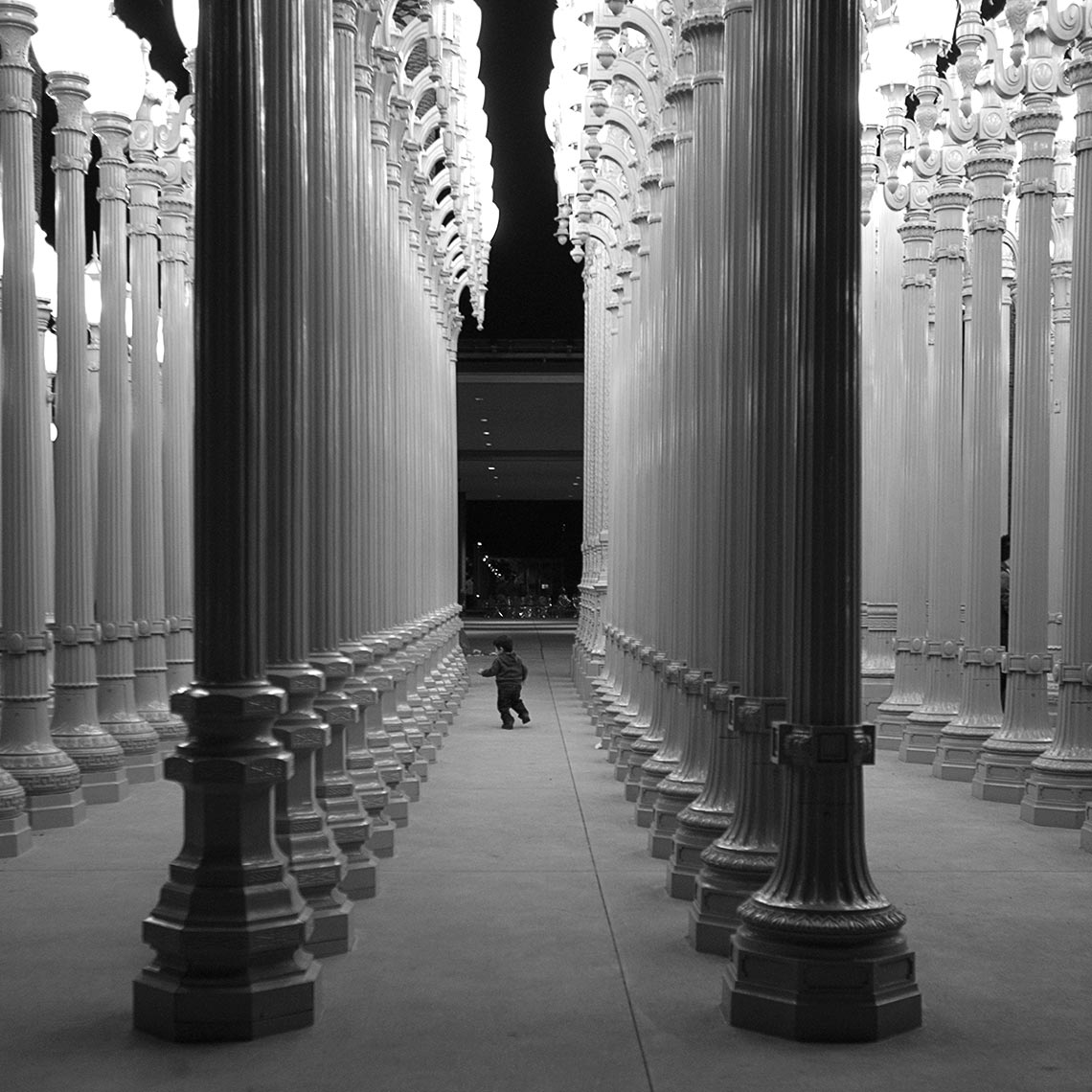 Chris Burden Urban Light LACMA